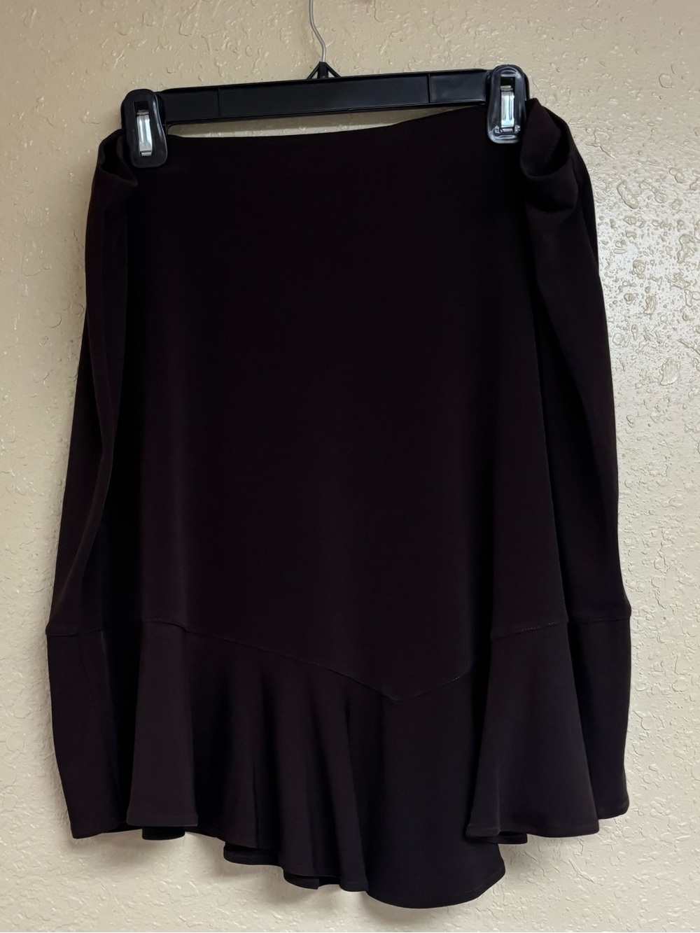 George Dark Brown Stretch Top